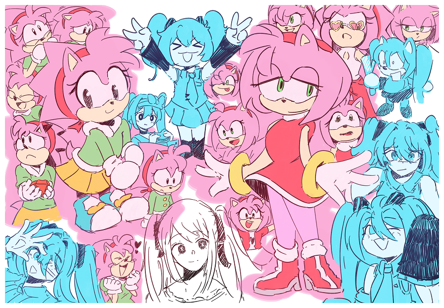 Amy y Miku